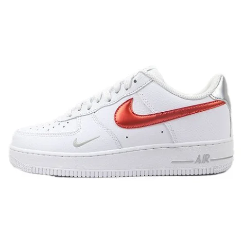 Nike Air Force 1 07 "White/Picante Red/Silver"