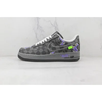 Louis Vuitton x Nike Air Force 1 Low "Grey Checkerboard" фото № 2