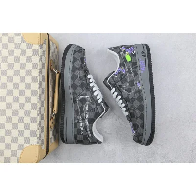 Louis Vuitton x Nike Air Force 1 Low "Grey Checkerboard" фото № 6