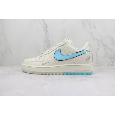 Undefeated x Nike Air Force 1 Low "White/Shy Blue/Sliver" фото № 2