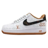 Louis Vuitton x Nike Air Force 1 Low "Brown/White/Black Swoosh"