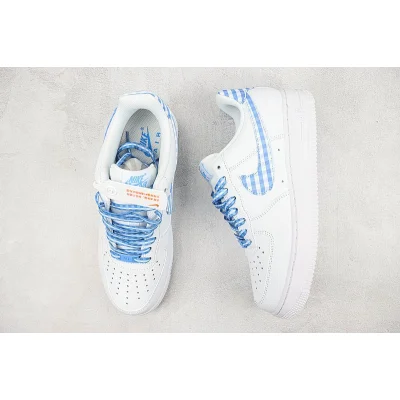 Nike Air Force 1 Low "Blue Gingham" фото № 7