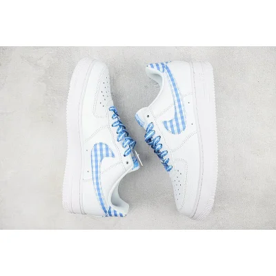Nike Air Force 1 Low "Blue Gingham" фото № 6