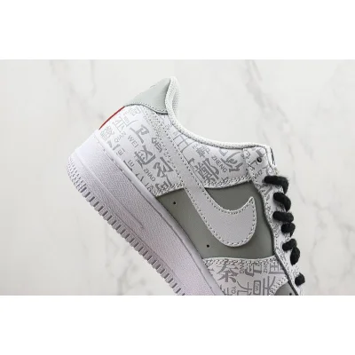 Nike Air Force 1 Low "Grey/Hundred Names" фото № 3