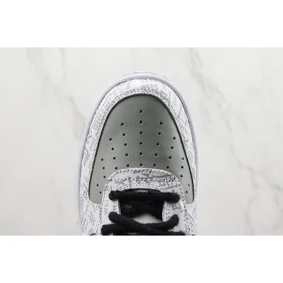 Nike Air Force 1 Low "Grey/Hundred Names" фото № 4