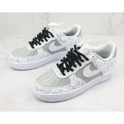 Nike Air Force 1 Low "Grey/Hundred Names" фото № 5