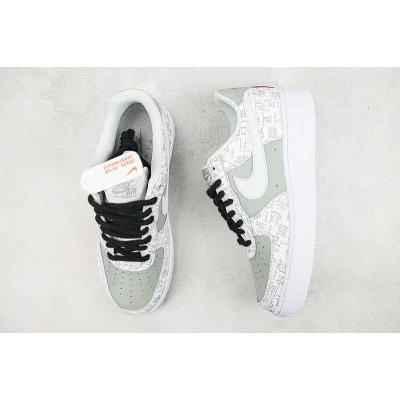 Nike Air Force 1 Low "Grey/Hundred Names" фото № 7