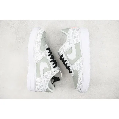 Nike Air Force 1 Low "Grey/Hundred Names" фото № 6