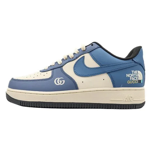 The North Face x Gucci x Nike Air Force 1 Low "Beige/Blue"