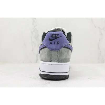 Nike Air Force 1 Low "Suede Grey/Purple/White/Black" фото № 9