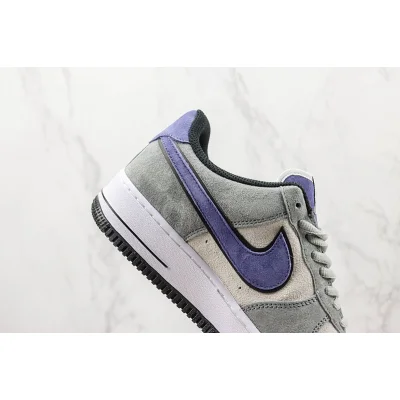 Nike Air Force 1 Low "Suede Grey/Purple/White/Black" фото № 3