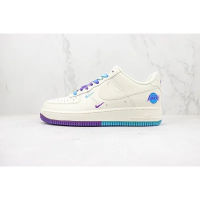 Nike Air Force 1 Low "Los Angeles Lakers/Beige/Purple" фото № 2 Nike Air Force 1 Low "Los Angeles Lakers/Beige/Purple" фото № 2