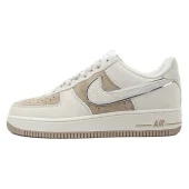 Nike Air Force 1 Low "Silver Swoosh/Gray/Brown"