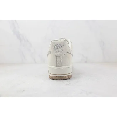 Nike Air Force 1 Low "Silver Swoosh/Gray/Brown" фото № 9