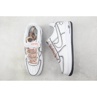 Nike Air Force 1 Low "Panda White/Black/Multi" фото № 6