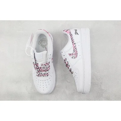 Nike Air Force 1 Low "White/Pink Tiger" фото № 6