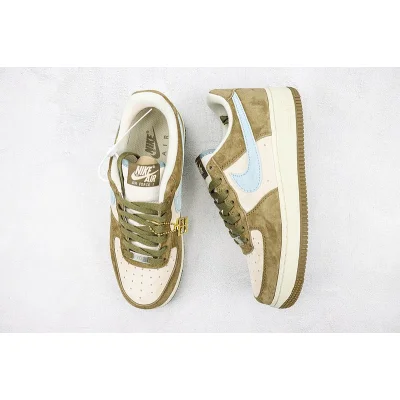 Nike Air Force 1 Low "Mossy Green/Light Blue" фото № 7