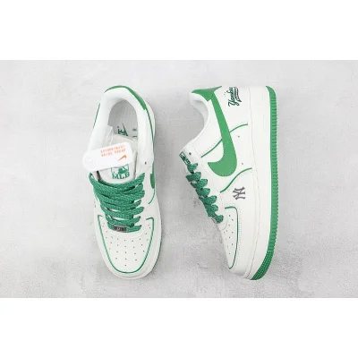 MLB x Nike Air Force 1 Low "Cream/Green" фото № 6