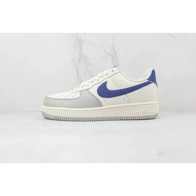 Nike Air Force 1 Low "Beige/Grey/Blue/White" фото № 2
