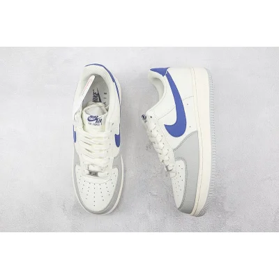 Nike Air Force 1 Low "Beige/Grey/Blue/White" фото № 6