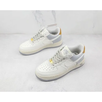 Nike Air Force 1 Low "Wolf Gray/White/Warm Brown" фото № 5