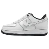 Nike Air Force 1 Low "White/Black Stitch/Silver Stars"