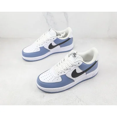 Nike Air Force 1 07 Low "White/Sky Blue" фото № 5