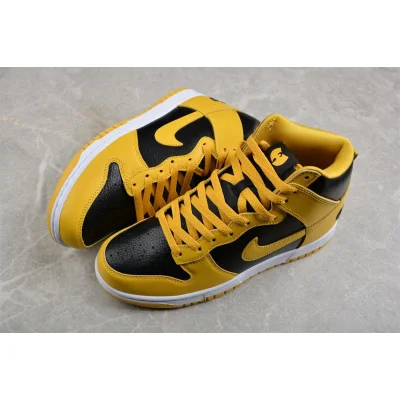 Wu-Tang Clan x Nike Dunk High Retro "Black/Yellow" фото № 6