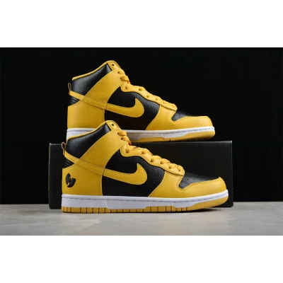 Wu-Tang Clan x Nike Dunk High Retro "Black/Yellow" фото № 9