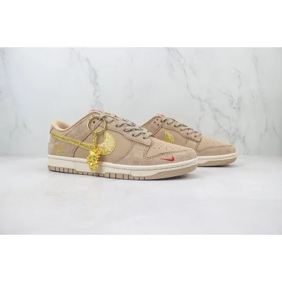 Nike Dunk Low "Golden/Light Brown" фото № 6