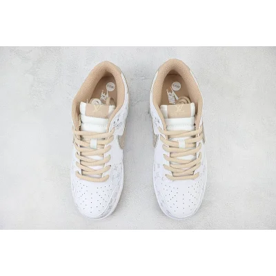 Louis Vuitton x Nike Dunk Low "Ecru Beige/White/Monogram" фото № 7