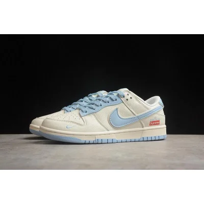 Supreme x Stone Island x Nike Dunk Low "Blue/Cream" фото № 6