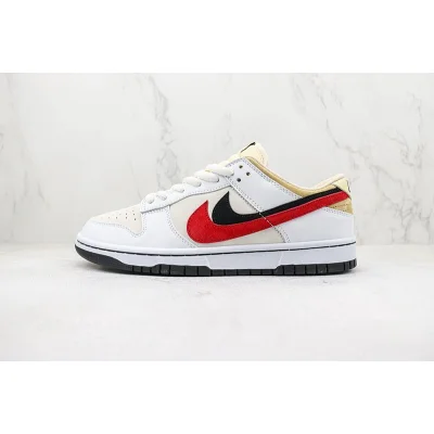 Nike Dunk Low 85 Double Swoosh "White/Light Yellow" фото № 2