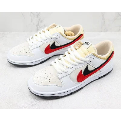 Nike Dunk Low 85 Double Swoosh "White/Light Yellow" фото № 5