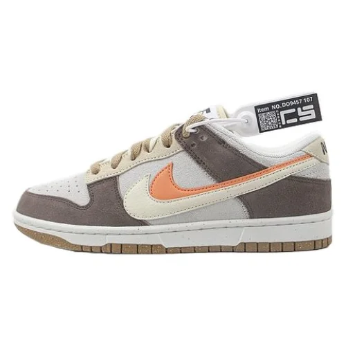 Nike Dunk Low SE 85 Double Swoosh "Grey/Brown/Orange"