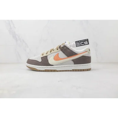 Nike Dunk Low SE 85 Double Swoosh "Grey/Brown/Orange" фото № 2