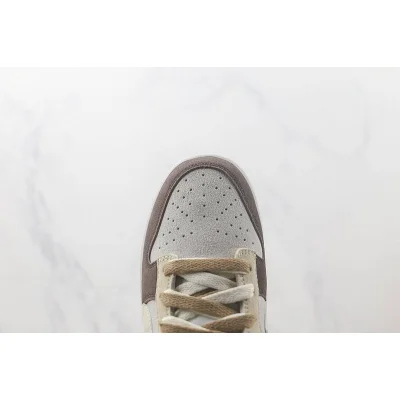 Nike Dunk Low SE 85 Double Swoosh "Grey/Brown/Orange" фото № 3