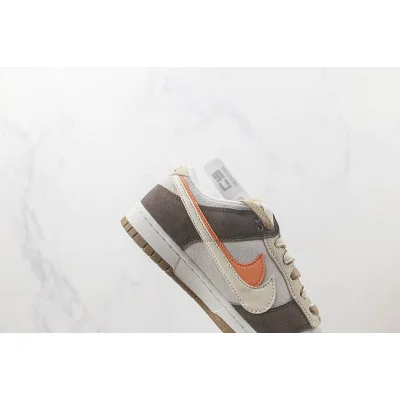 Nike Dunk Low SE 85 Double Swoosh "Grey/Brown/Orange" фото № 4