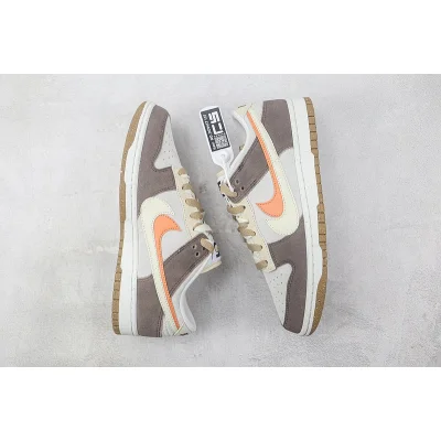 Nike Dunk Low SE 85 Double Swoosh "Grey/Brown/Orange" фото № 7