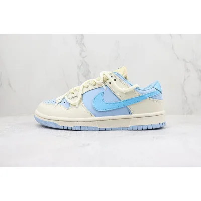 Nike SB Dunk Low "White/Blue" фото № 2