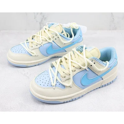 Nike SB Dunk Low "White/Blue" фото № 5