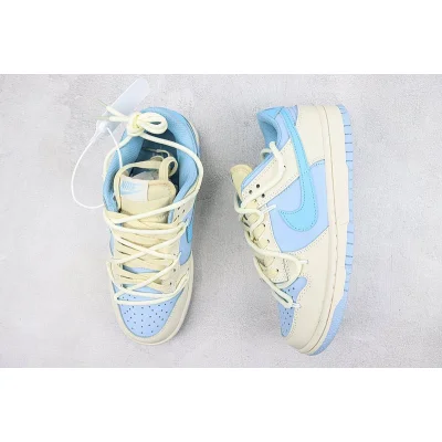 Nike SB Dunk Low "White/Blue" фото № 6