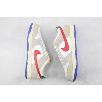 Nike SB Dunk Low "Beige/Red/Light Grey" фото № 7