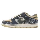 Travis Scott x Nike SB Dunk Low "Black/Parachute Beige-Petra Brown"