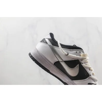 Nike SB Dunk Low Retro XD "Black/White/Silver" фото № 4