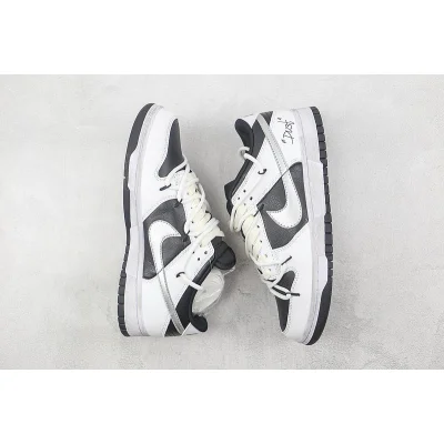 Nike SB Dunk Low Retro XD "Black/White/Silver" фото № 7
