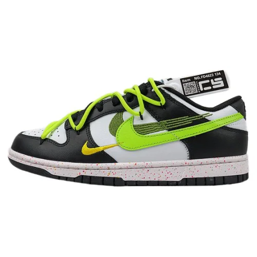 Nike SB Dunk Low Shooshes "Black/White/Green"