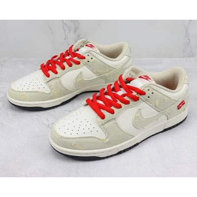 Levi's x Nike Dunk Low "Stitching Beige" фото № 5