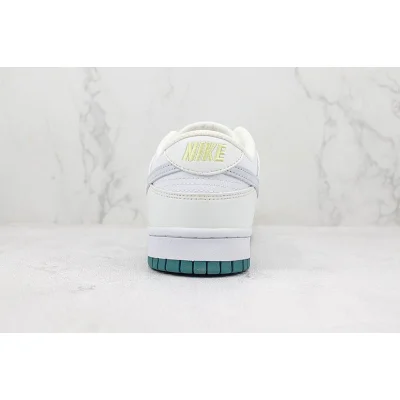 Nike Dunk Low "White/Grey/Teal" фото № 9