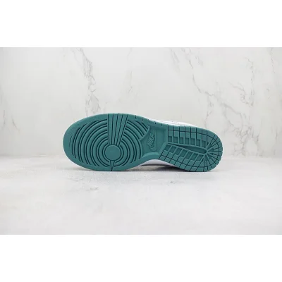 Nike Dunk Low "White/Grey/Teal" фото № 8